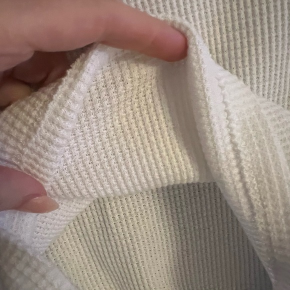 Tna Waffle Crop Longsleeve Top Aritiza - Picture 3 of 5